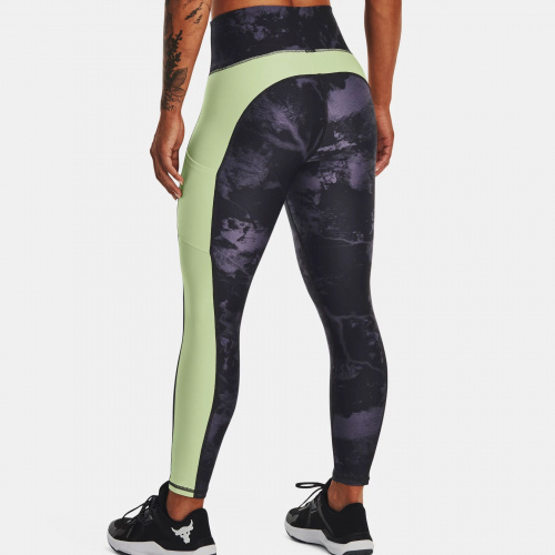 Clothing - Under Armour Project Rock HeatGear Print Ankle Leggings | Fitness 